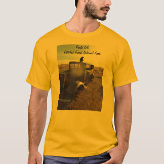 Camiseta Parque nacional de floresta Petrified da rota 66