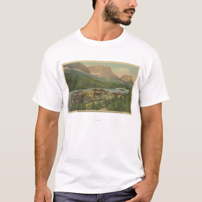 Camiseta Parque nacional de geleira, (Frente)
