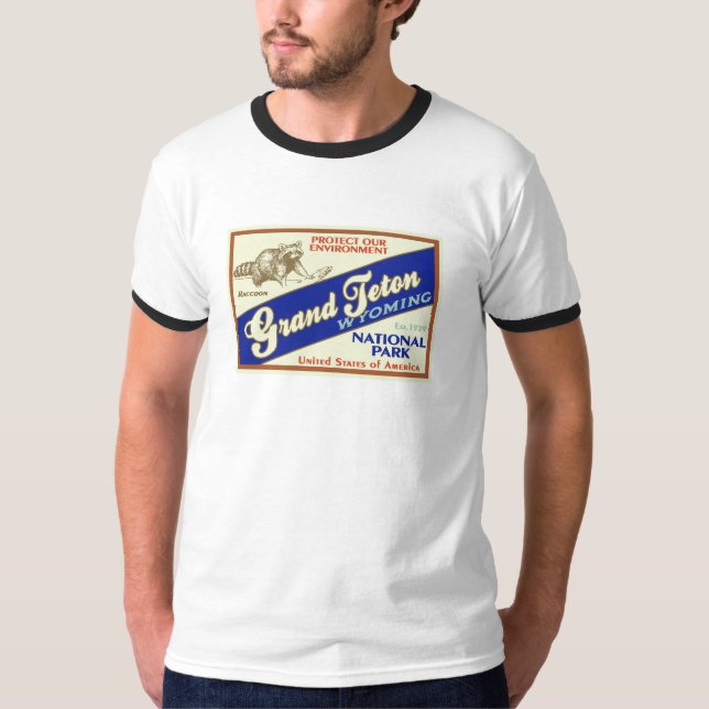 Camiseta Parque nacional de Grant Teton (Frente)