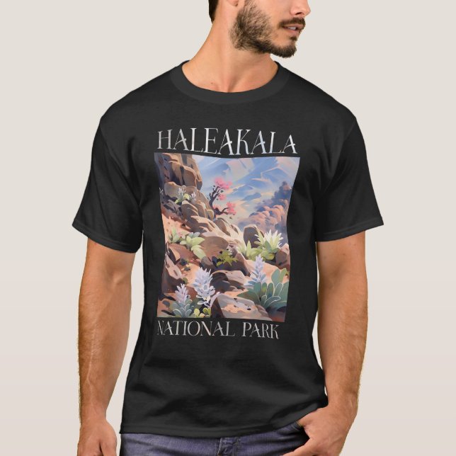 Camiseta Parque Nacional de Haleakala Maui Hawaii Nature Hi (Frente)