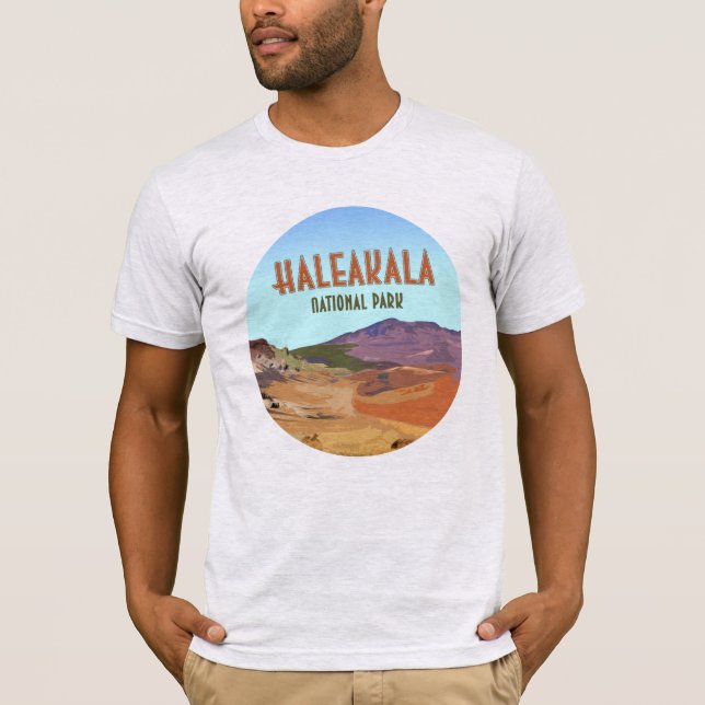 Camiseta Parque Nacional de Haleakala Maui Hawaii Vintage (Frente)