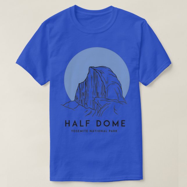 Camiseta Parque Nacional de Halome Yosemite, Califórnia BLU (Frente do Design)