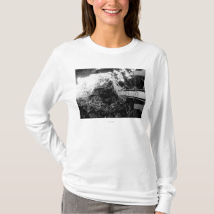Camiseta Parque nacional de Havaí, vista de um tubo de lav