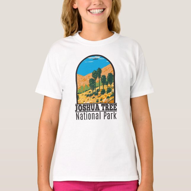 Camiseta Parque Nacional de Joshua Tree Fortynina Palms Oas (Frente)