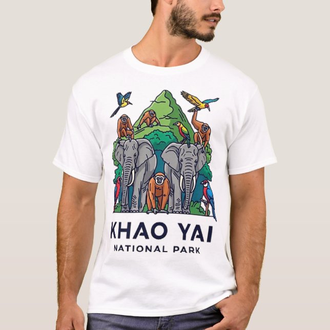 Camiseta Parque Nacional de Khao Yai (Frente)