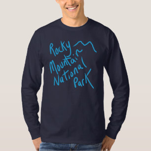 Camiseta Parque nacional de montanha rochosa