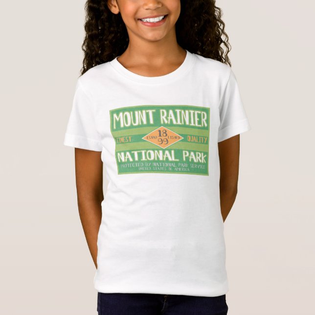 Camiseta Parque nacional de Monte Rainier (Frente)