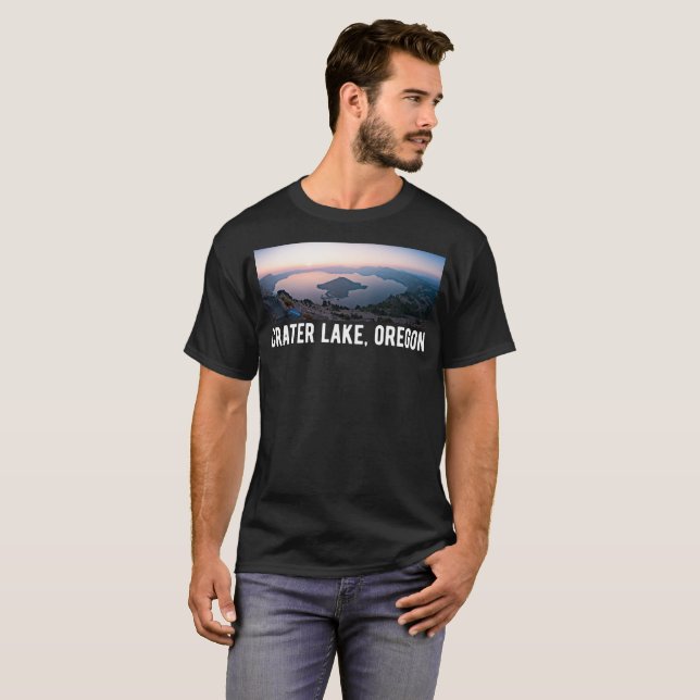 Camiseta Parque nacional de Oregon do lago crater bonito (Frente Completa)
