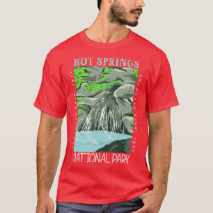 Camiseta Parque Nacional de Primaveras Quentes, Arkansas, V