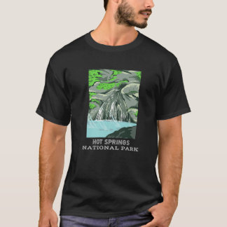 Camiseta Parque Nacional de Primaveras Quentes - Arqueação