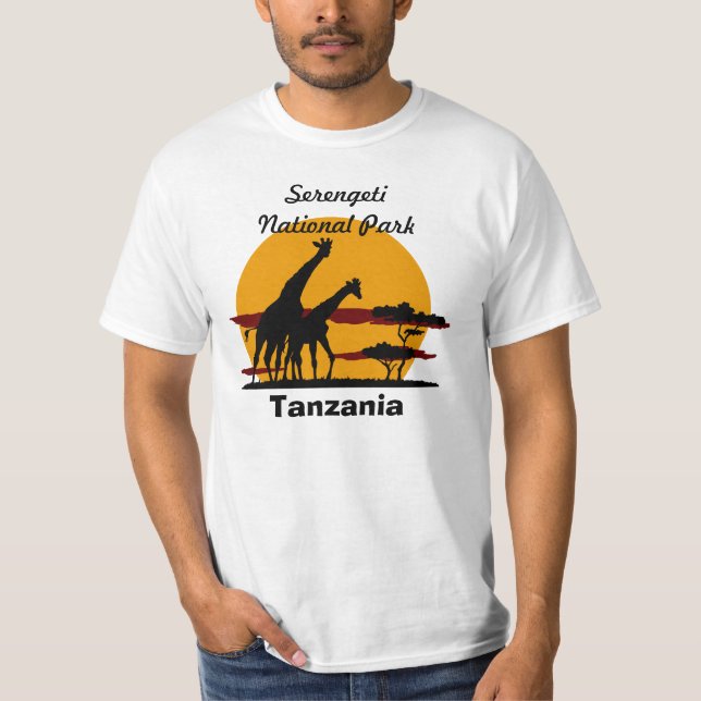 Camiseta Parque nacional de Serengeti (Frente)