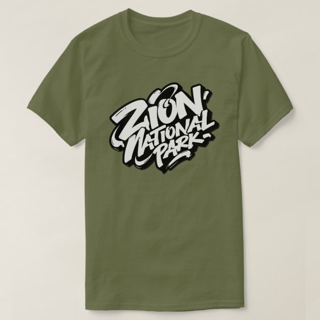 Camiseta Parque Nacional de Sião (Frente do Design)