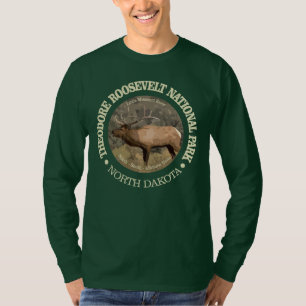 Camiseta Parque nacional de Theodore Roosevelt (alces)