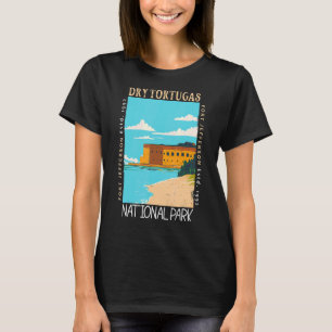 Camiseta Parque Nacional de Tortugas Seco, Flórida, Vint