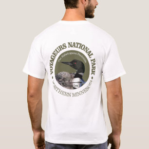 Camiseta Parque nacional de Voyageurs (mergulhão-do-norte)