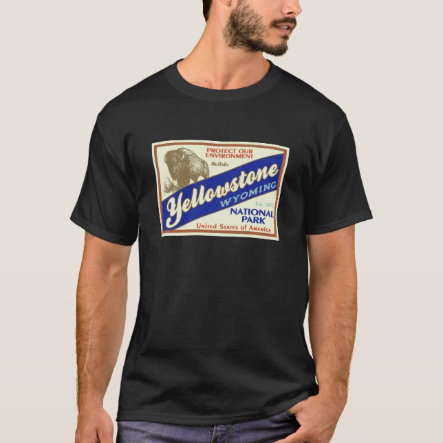 Camiseta Parque nacional de Yellowstone (Frente)