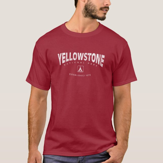 Camiseta Parque nacional de Yellowstone (Frente)
