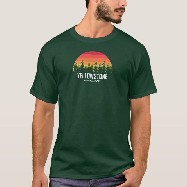 Camiseta Parque nacional de Yellowstone (Frente)