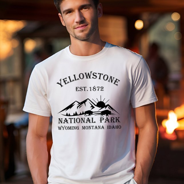 Camiseta Parque Nacional de Yellowstone (Criador carregado)