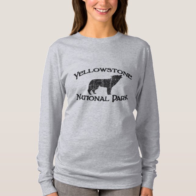 Camiseta Parque nacional de Yellowstone (Frente)