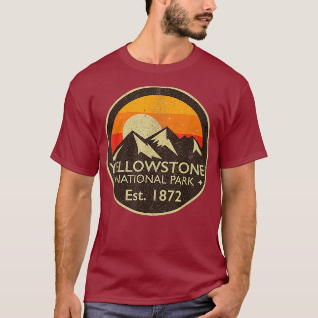 Camiseta Parque Nacional de Yellowstone, Campanha de Volta  (Frente)