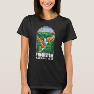 Camiseta Parque Nacional de Yellowstone Montana Homens Mulh