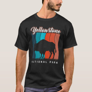 Camiseta Parque Nacional de Yellowstone, US Bison Buffalo V
