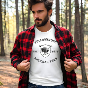 Camiseta Parque Nacional de Yellowstone Vintage