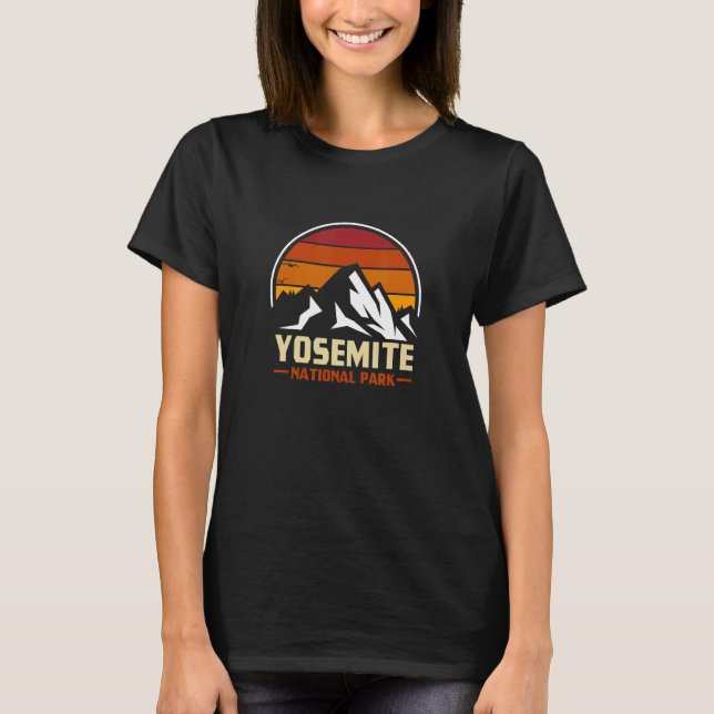 Camiseta Parque Nacional de Yosemite California Sunset Hiki (Frente)