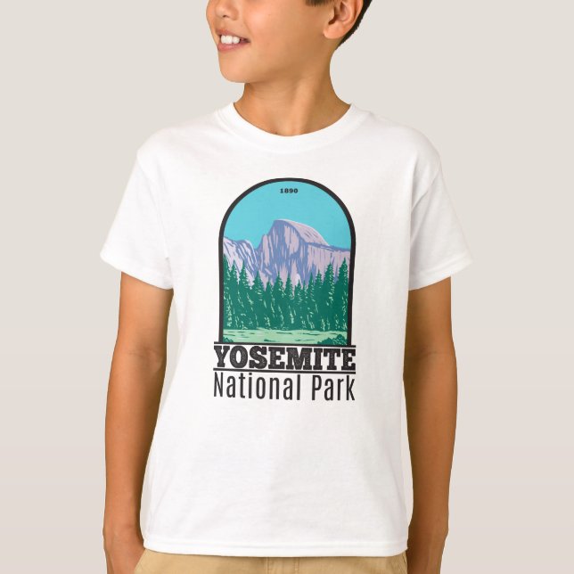 Camiseta Parque Nacional de Yosemite, Metade Dome Californi (Frente)