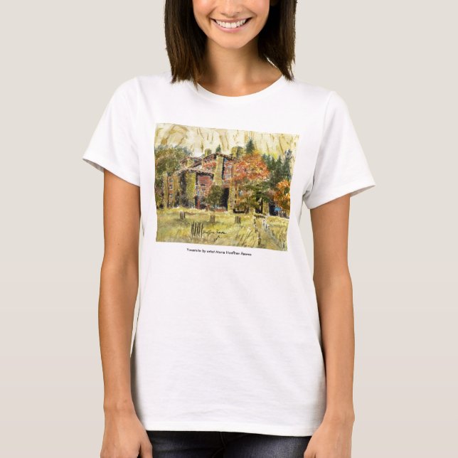 Camiseta Parque nacional de Yosemite:  O hotel de Ahwahnee (Frente)