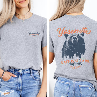 Camiseta Parque Nacional de Yosemite, Urso Negro da Califór