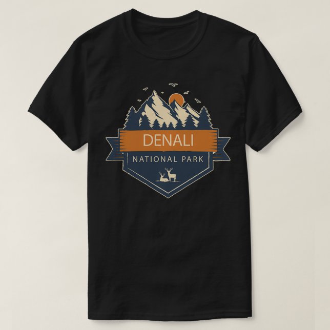 Camiseta Parque Nacional Denali (Frente do Design)