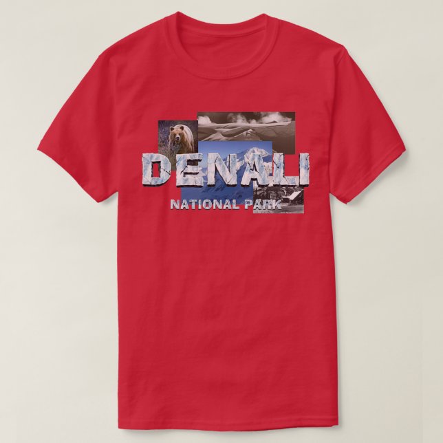 Camiseta Parque Nacional Denali 60 (Frente do Design)