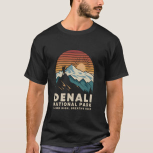 Camiseta Parque Nacional Denali Caminhada Natureza Denali M
