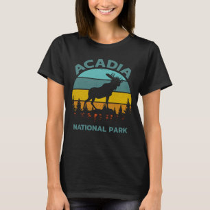 Camiseta Parque Nacional do Alce Antigo de Acadia