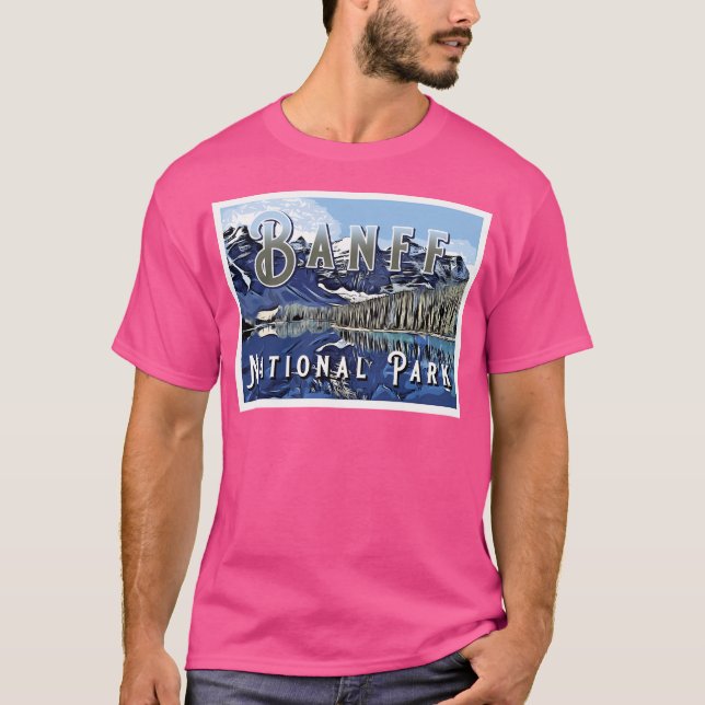 Camiseta Parque Nacional do Banff, Canadá (Frente)