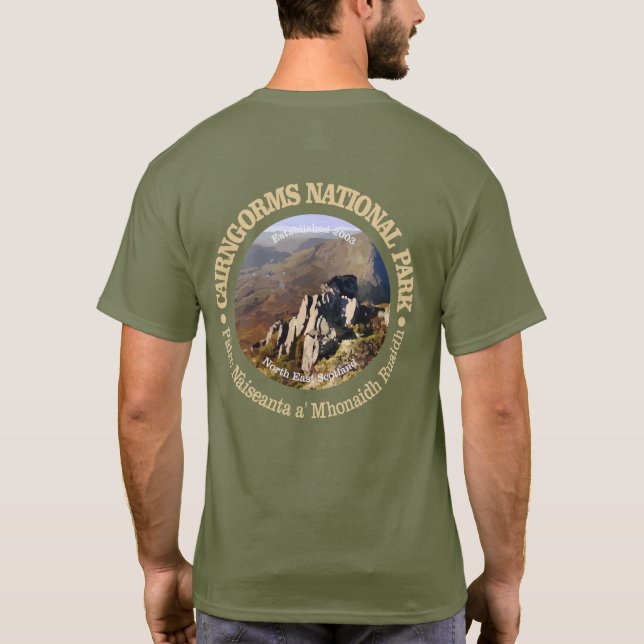 Camiseta Parque Nacional do Cairngorms (Verso)