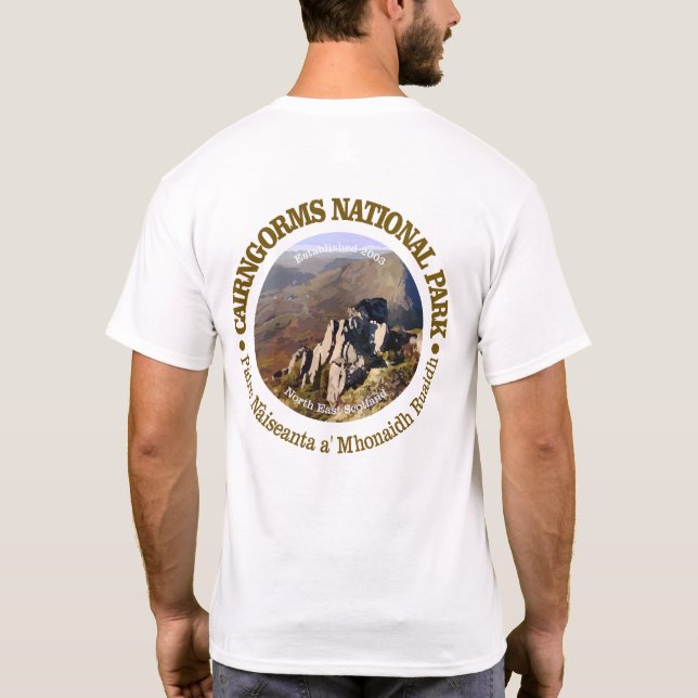 Camiseta Parque Nacional do Cairngorms (Verso)