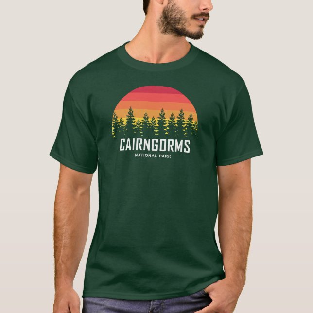 Camiseta Parque Nacional do Cairngorms, Escócia (Frente)