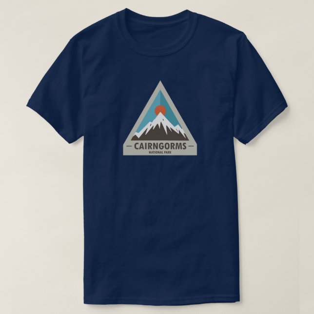Camiseta Parque Nacional do Cairngorms, Escócia (Frente do Design)