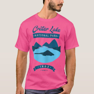 Camiseta Parque Nacional do Crater Lake - Azul 1902, Oregon