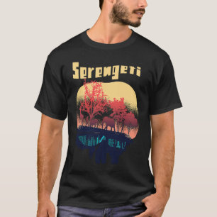 Camiseta Parque Nacional do Elefante Serengeti Africa Safar