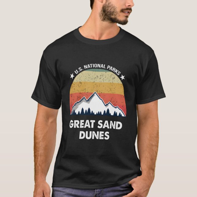 Camiseta Parque Nacional do excelente Sand Dunes (Frente)