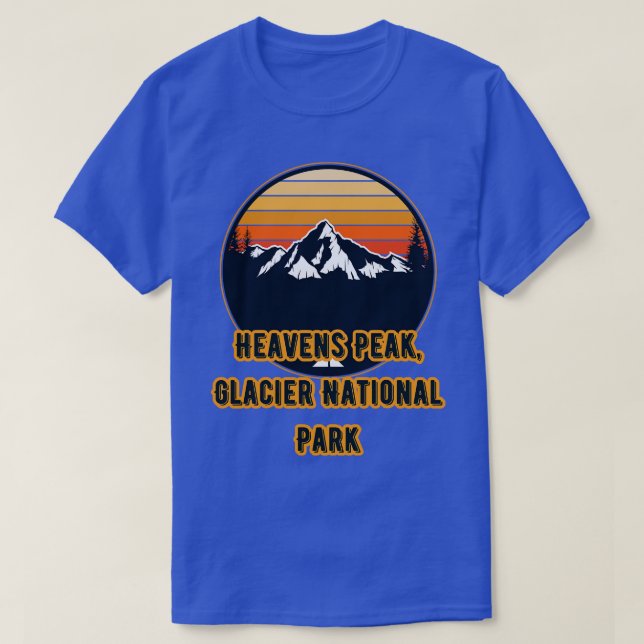 Camiseta Parque Nacional do Glaciar de Pico dos Céus (Frente do Design)