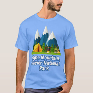 Camiseta Parque Nacional do Glacier da Montanha Wynn