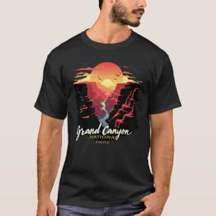 Camiseta Parque Nacional do Grand Canyon - Vintage Sunset