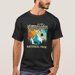 Camiseta Parque Nacional do Grand Teton National Park Hikin