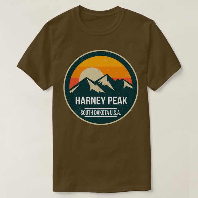 Camiseta Parque Nacional do Harney Peak (Frente do Design)