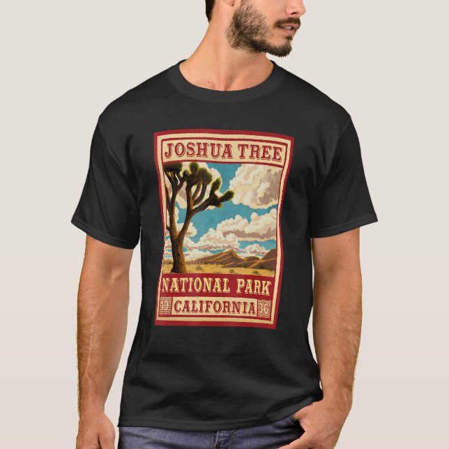 Camiseta Parque Nacional do Joshua Tree ao ar livre (Frente)